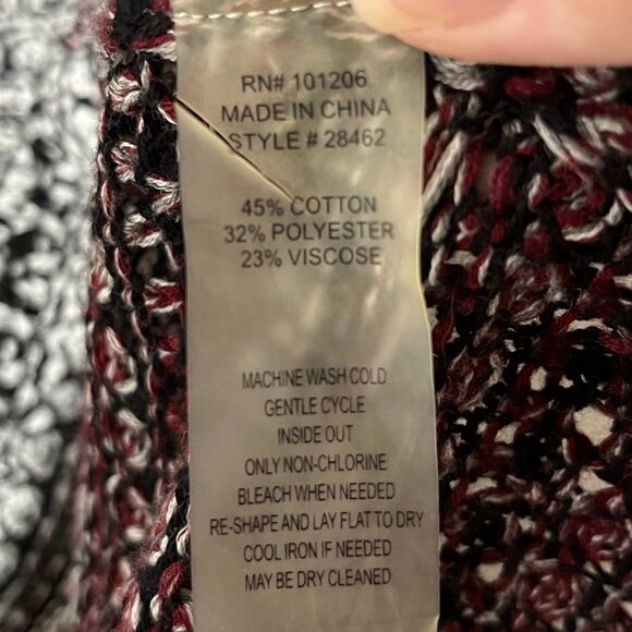 Soft Surroundings Circle Open Front Cardigan Sweater size Medium - Picture 7 of 7